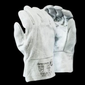 CHROME LEATHER DOUBLE PALM GLOVES