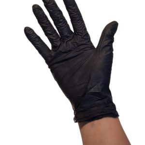 Black Nitrile Gloves Box of 100