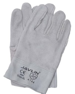Javlin Chrome Leather Double Palm 2″ Cuff – 6cm