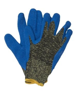 Javlin 13G Heat And Cut Resistant Glove With Blue Latex Coating