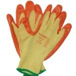 Javlin Orange Latex Coated Gloves