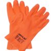 Javlin PVC Fluorescent Orange Foam Finish Gloves