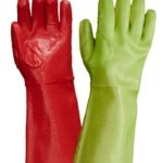Javlin Pvc Red Left Hand, Green Right Hand, Reinforced Elbow Length Miners 35Cm