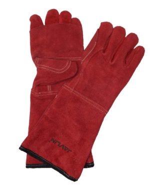 Javlin Red Heat Glove 8″Cuff Superior With Full Kevlar Thread – Cotton / Denim Lining 20cm cuff – 40cm long