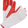 Javlin Crayfish Gloves - Orange Rubber Coated Gloves Premium Quality 140G