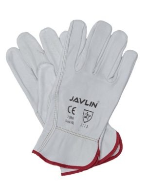 Javlin White Goatskin Vip Leather Glove Superior Quality