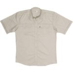 Javlin Salty Mens Tugela Plain S/S Bush Shirt