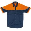 Javlin 5041‑CVC Shirt Reflective Blk/Grey+Navy/Lime/Orange S‑5XL EN20471