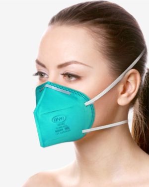 BYD CARE N95 Respirator, 20 Pack with Individual Wrap, Breathable & Comfortable Foldable Safety Mask with Head Strap for Tight Fit
