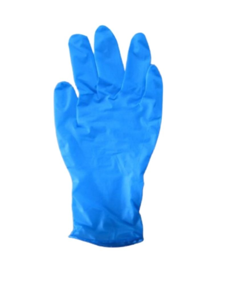 blue non latex gloves