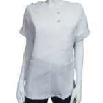 Round Neck Blouse with buttons and pockets