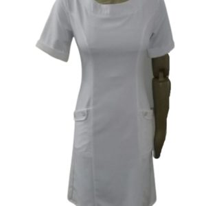 Short Sleeve Uniform Dress with pockets