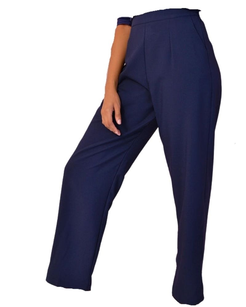 Back Elasticated High Waist Formal Pants - ZDI - Safety PPE