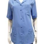 N2023 Short Sleeve Collar Shirt with front buttons & Pockets