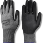 KARAM, PROKUT – HPPE Cut-4 (D rated) Liner 13 Gauge with Black PU Coating Safety Gloves