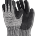 KARAM, PROKUT – HPPE Cut-4 (D rated) Liner 13 Gauge with Black PU Coating Safety Gloves