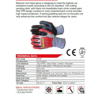 Maxmac Iron Hand Safety Gloves