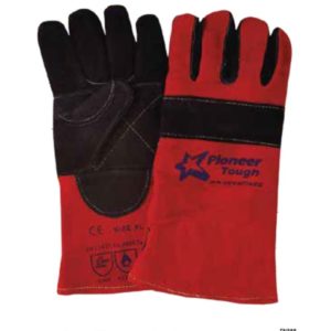 Pioneer Tough Air Cushion Red Welding Gloves 35cm