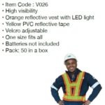 LED Light Reflector Vest