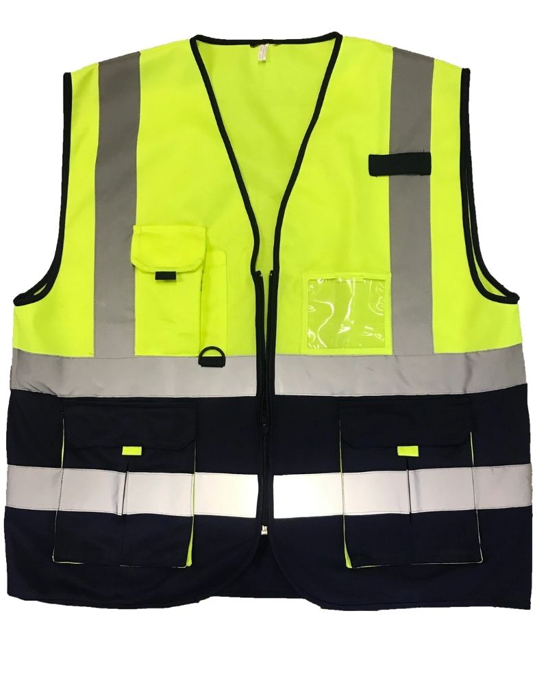 Two-Tone Signaling Reflective Vest - ZDI - Safety PPE, Uniforms