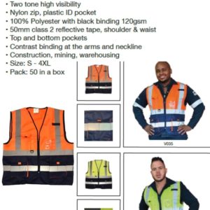 Two-Tone Signaling Reflective Vest