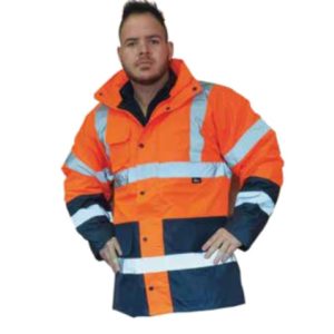 Two Tone Parka Jacket – High visibility freezer/traffic jacket