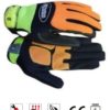 Pioneer Maxmac Engineman Safety Gloves EN388 Black/Orange 7‑12