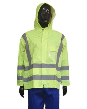 Hi-Visibility Rain Jacket with reflective