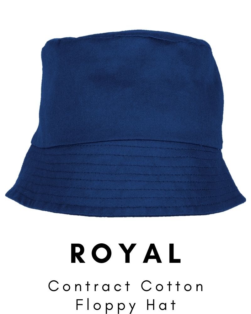 Contract Cotton Floppy Hat (Royal)