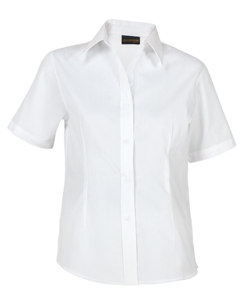 Ladies Brushed Cotton Twill Blouse Short Sleeve - ZDI - Safety PPE,  Uniforms and Gifts Wholesaler