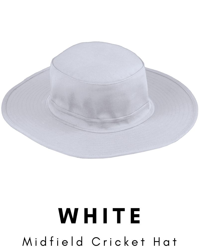 Midfield Cricket Hat (White)