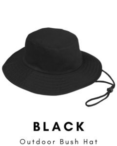 Outdoor Bush Hat (Black)