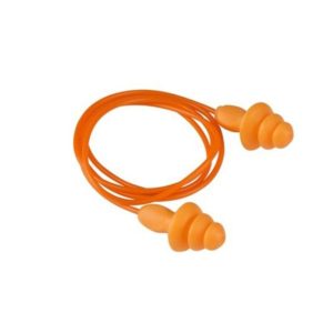 Pioneer Resuable Earplug Orange Corded Individual Pack 100 Per Box