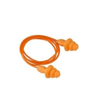 Pioneer Resuable Earplug Orange Corded Individual Pack 100 Per Box