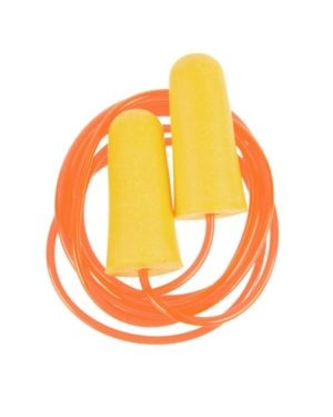 Pioneer Pu Foamed Disposable Orange Corded Individual Pack 100 Per Box