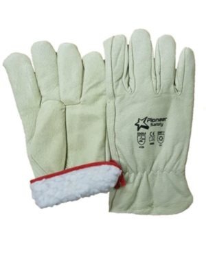 Pioneer Pigskin with Fleece Liner Winter Glove