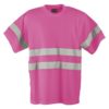 Unisex 150g Poly Cotton Safety T-Shirt with tape