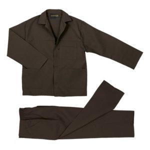 Brown Poly Cotton Conti Suit