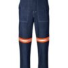 Cast Premium 100% Cotton Denim Pants with ORANGE reflectives