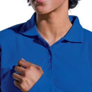 Ladies 175g Pique Knit Long Sleeve Golfer
