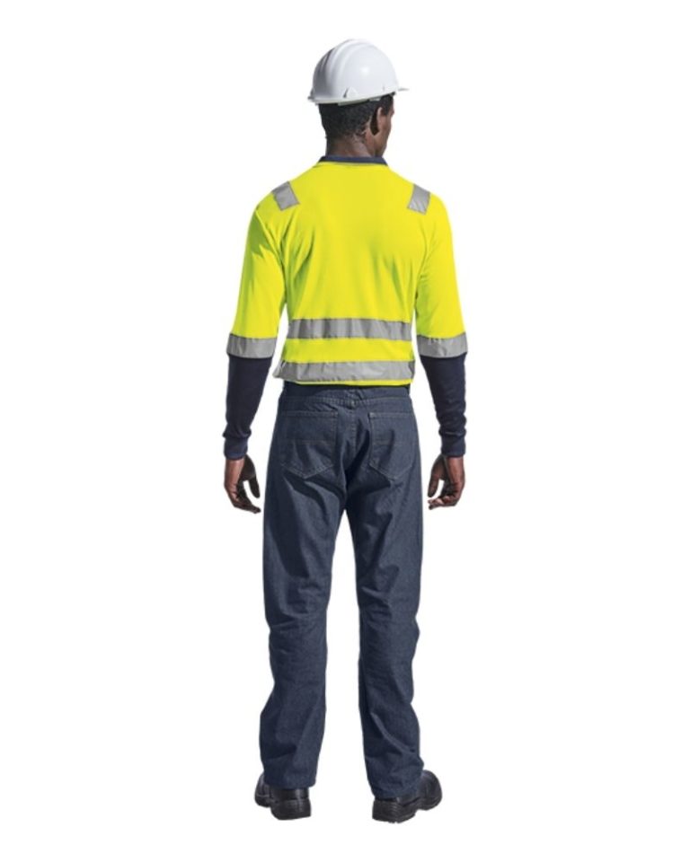 Transit Transnet Long Sleeve Golfer ZDI Safety PPE Uniforms 