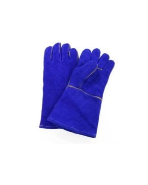 8″ Blue Lined Welding Glove A Grade , Elbow