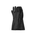 Black Industrial Rubber Glove Smooth Palm 35Cm