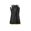 Pioneer Black Industrial Rubber Glove Smooth Palm 55cm