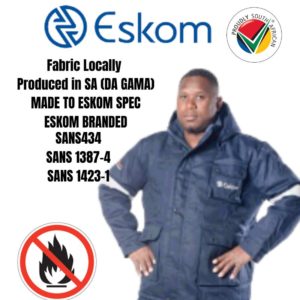 Eskom Spec- Jacket Utility Thermal D59 Flame and Acid Resistant – Navy Blue