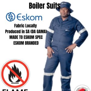 Eskom Spec – Utility Operating Artisan D59 Flame & Acid Resistant Boilersuit – Navy Blue