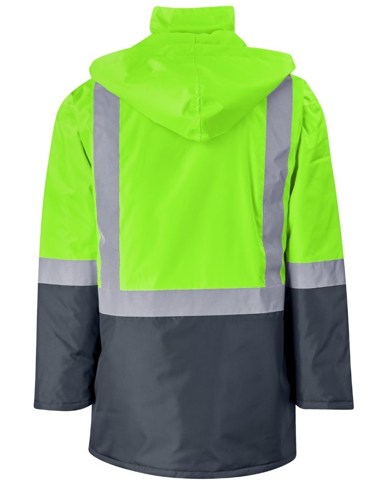 Hazard Padded Two-Tone Hi-Viz Reflective Jacket - ZDI - Safety PPE ...