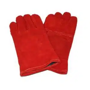 Pioneer 2″ Red Heat Resist Glove – Kevlar Stitched Wrist Glove Red EN407