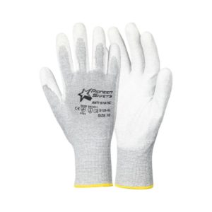 Pioneer Anti-Static Carbon Nylon Glove Pu Dipped Sz8-11