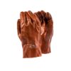 Pioneer Gorgon PVC Glove Open Cuff 27cm Brown Std
